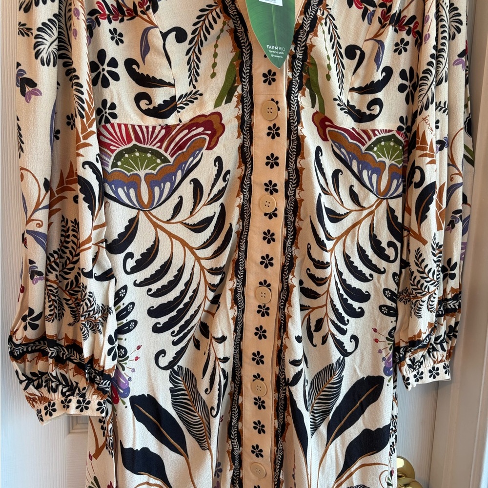 FARM Rio Multicolor Maxi Dress - Picture 8 of 8
